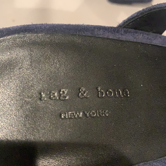 Rag and Bone navy sandal - Picture 4 of 6